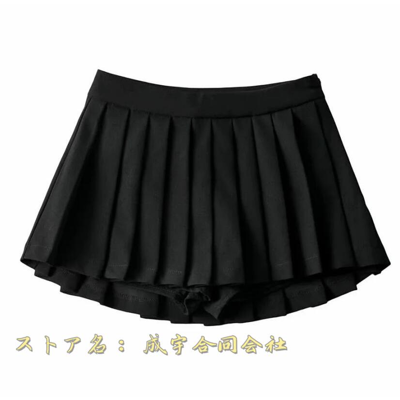 ミニ丈 プリーツスカート レディース ミニスカート ショートスカート