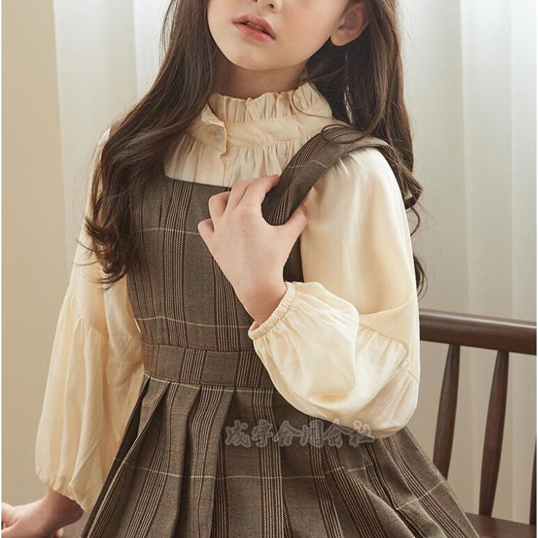 セットアップ ブラウス サロペットワンピース 2点セット 女の子 子ども服 チェック柄 キッズ ジャンパースカート ワンピース 子供服 卒園式 成人式 卒業式 |  | 04