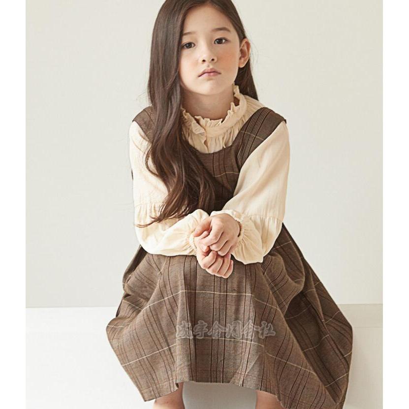 セットアップ ブラウス サロペットワンピース 2点セット 女の子 子ども服 チェック柄 キッズ ジャンパースカート ワンピース 子供服 卒園式 成人式 卒業式 |  | 05