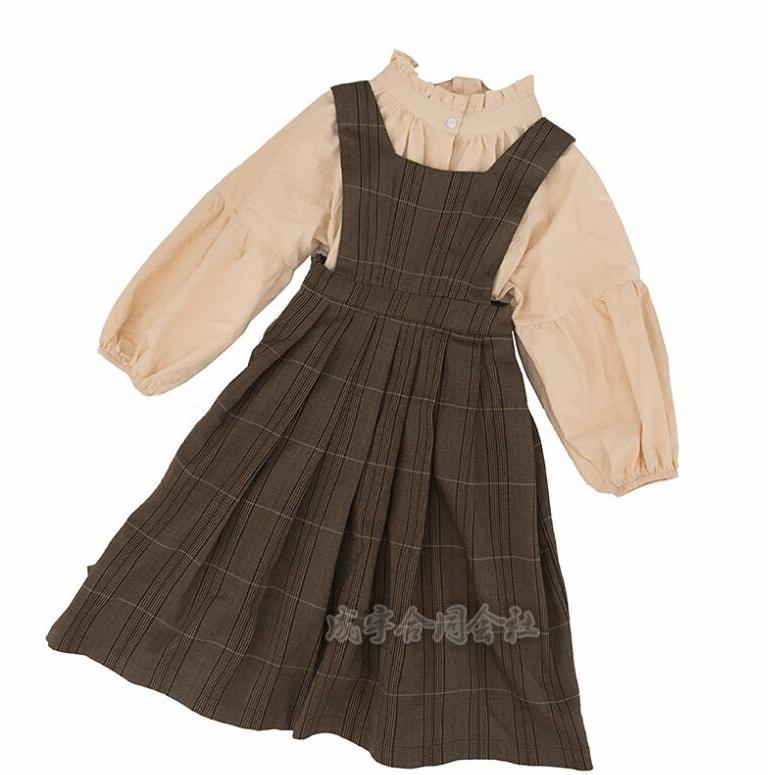 セットアップ ブラウス サロペットワンピース 2点セット 女の子 子ども服 チェック柄 キッズ ジャンパースカート ワンピース 子供服 卒園式 成人式 卒業式 |  | 07
