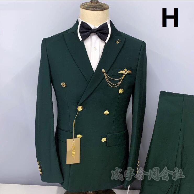 ★美品★ ダブルスーツ　スリム　上下　S〜XS 入学式　結婚式 ☆美品☆ ダブルスーツ スリム 上下 S〜XS 入学式 結婚式 - メルカリ
