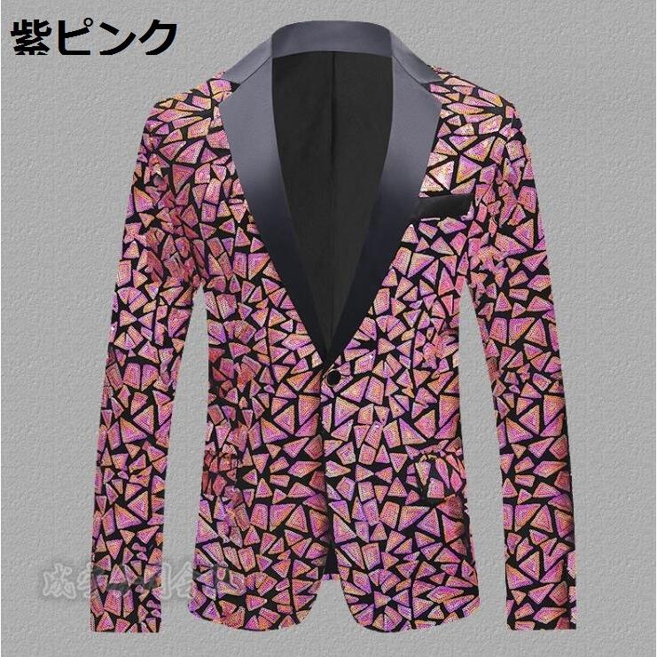 カラオケ シャンソン ステージ衣装 男性シャンソン衣装｜花柄のステージジャケット｜上野屋シャツ店｜男性