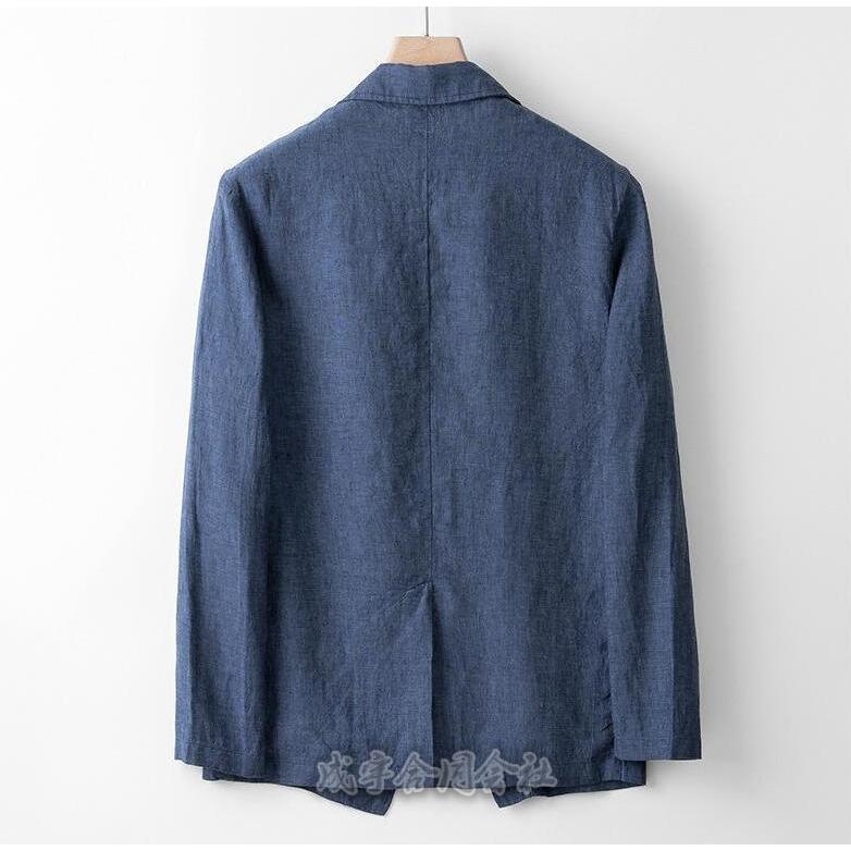 サマースーツ 2ピース スーツセットアップ メンズ リネン