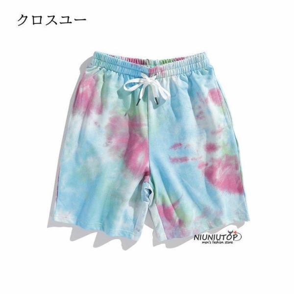 TANGRAM タングラム ハーフパンツ ショートパンツ ゴルフ タイダイ ハーフパンツ メンズ ショートパンツ タイダイ柄 カラフル カジュアル