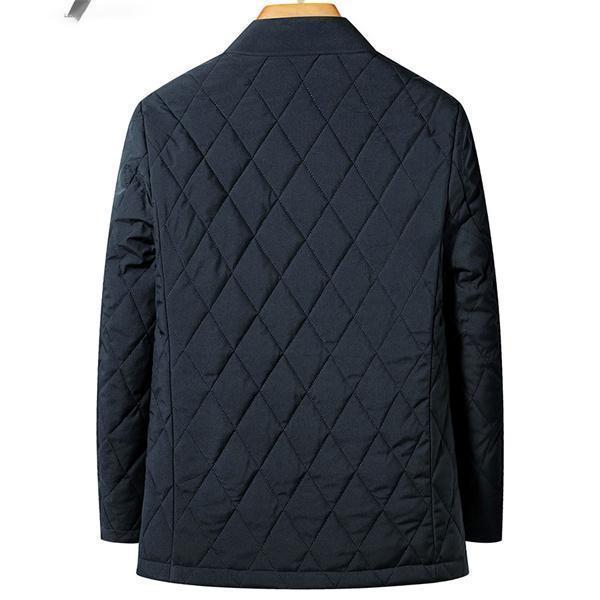 中綿 メンズ 防寒 厚手 ブルゾン キルティングコート 軽い フルジップ アウター あったか 冬服_11
