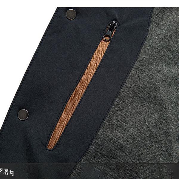 中綿 メンズ 防寒 厚手 ブルゾン キルティングコート 軽い フルジップ アウター あったか 冬服_14