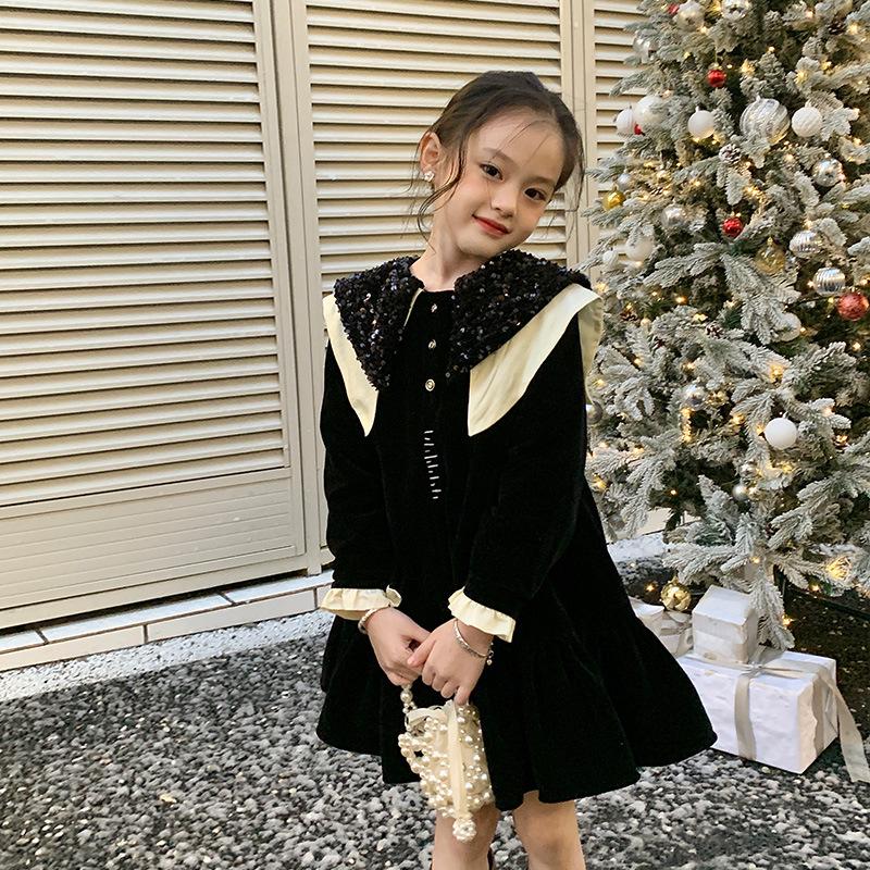 子供服 ワンピース 長袖 フォーマル 結婚式 発表会 受験用 七五三