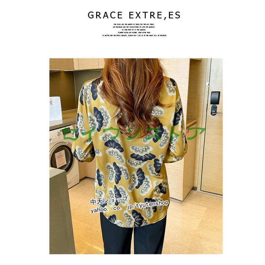 ブラウス レディース 春シャツ オシャレブラウス サテン シャツ ブラウス レディース 春シャツ オシャレブラウス サテン シャツ