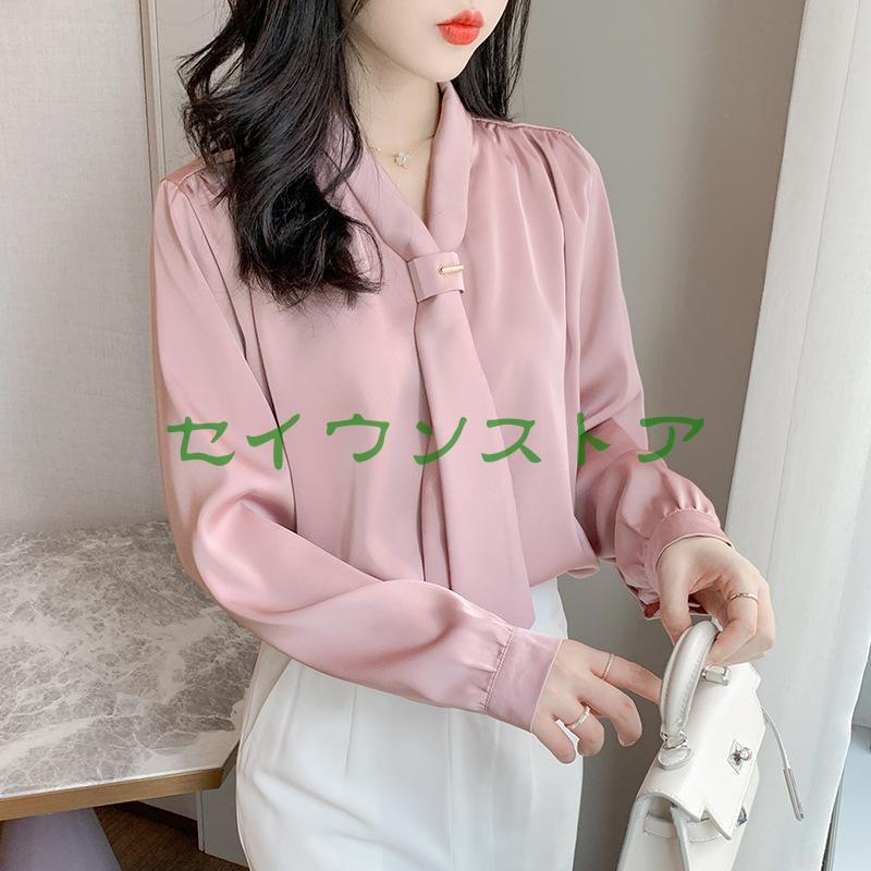 シャツ ブラウス レディース 春 きれいめ 秋 長袖トップス シャツ ブラウス レディース 春 きれいめ 秋 長袖トップス