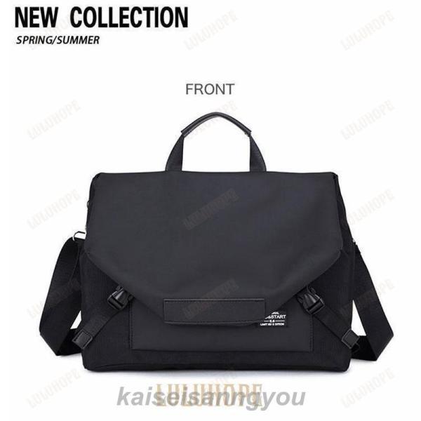 未使用級 1235 DIESEL メッセンジャーバッグ ナイロン レザー A4 ノワール NoiR メッセンジャーバッグ メンズ レディース A4 B4 大容量