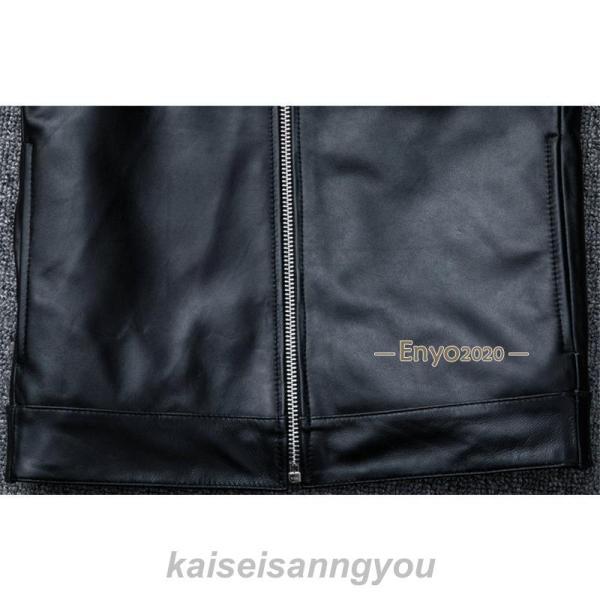 ライダースジャケット メンズ レザージャケット 本革 羊革 革ジャン