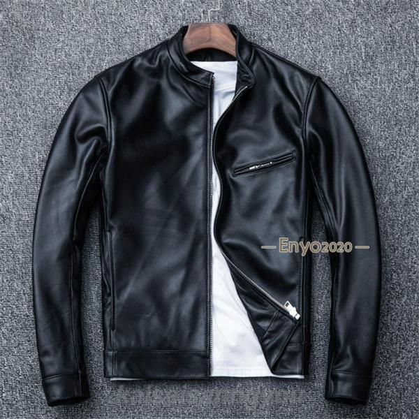 ライダースジャケット メンズ レザージャケット 本革 羊革 革ジャン