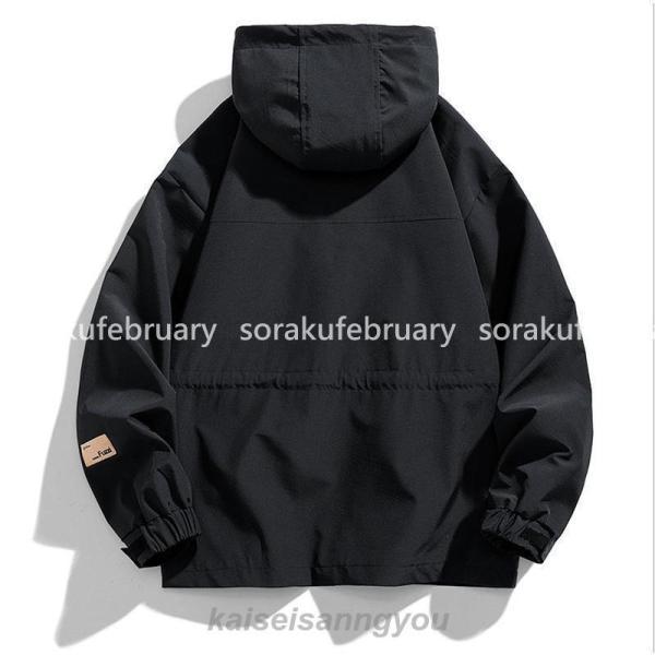 マウンテンパーカー メンズ ウィンドブレーカー フード付け ナイロン