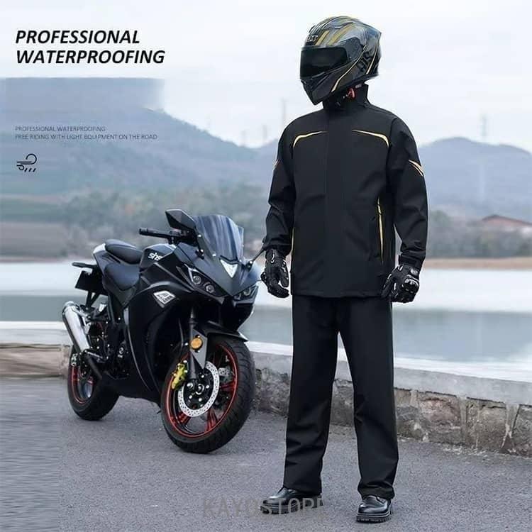バイク用レインウェア メンズ レディース 上下セット バイク用レイン