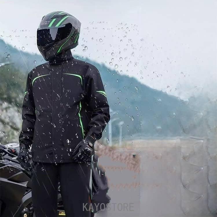バイク用レインウェア メンズ レディース 上下セット バイク用レイン