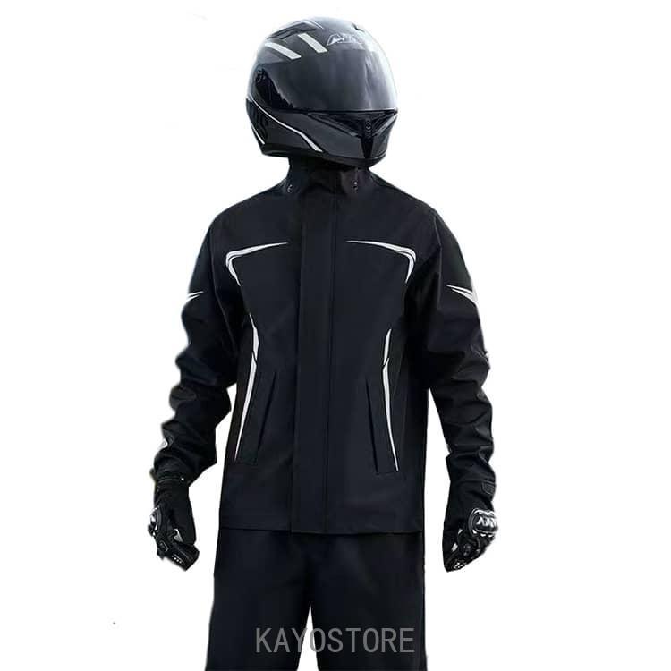 バイク用レインウェア メンズ レディース 上下セット バイク用レイン