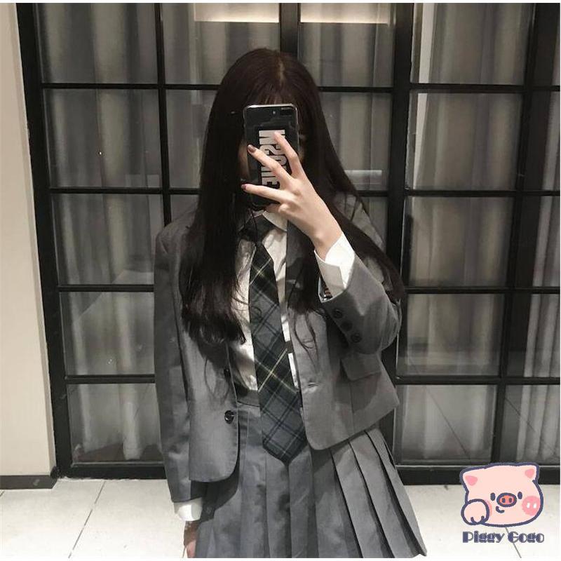 4点セット制服 女子 ブレザー スカート シャツ ネクタイ ズフォーマル