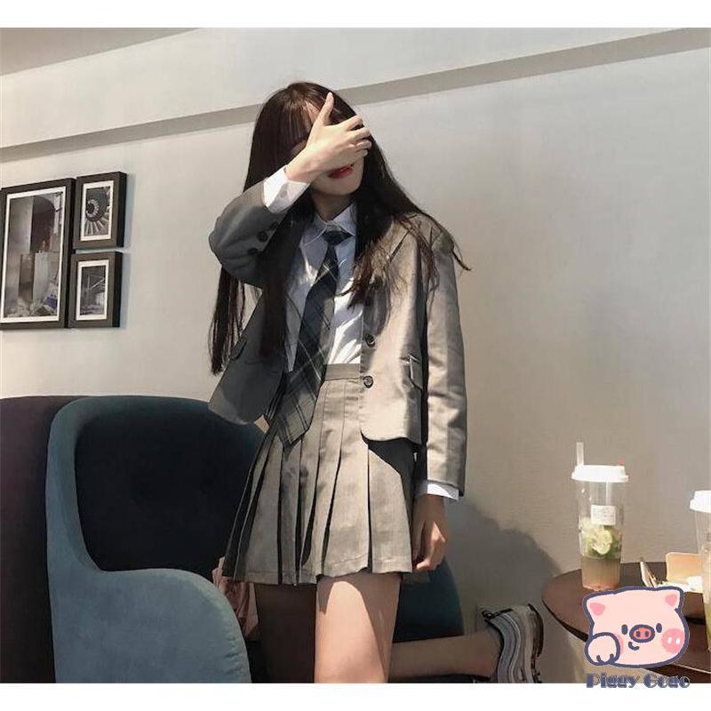 4点セット制服 女子 ブレザー スカート シャツ ネクタイ ズフォーマル