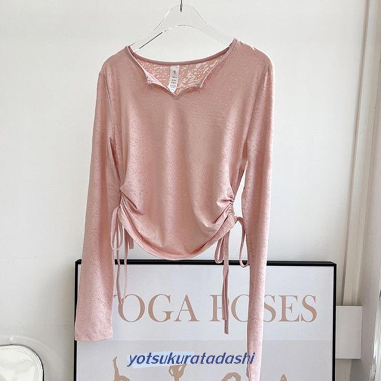 ヨガウェア ウェア トップス ホットヨガ ヨガtシャツ レディース 薄手