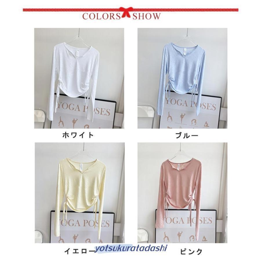 ヨガウェア ウェア トップス ホットヨガ ヨガtシャツ レディース 薄手