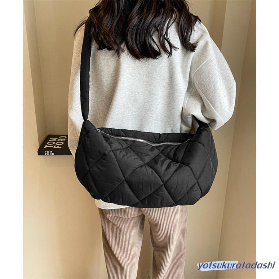 キルティングショルダーバッグ 斜めがけ鞄 : セイウンストア - 通販
