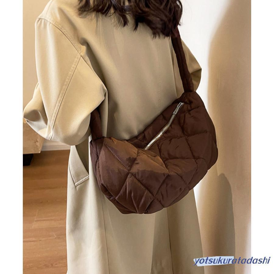 キルティングショルダーバッグ 斜めがけ鞄 : セイウンストア - 通販