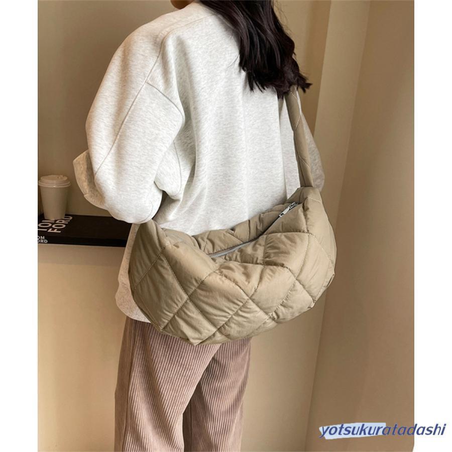 キルティングショルダーバッグ 斜めがけ鞄 : セイウンストア - 通販