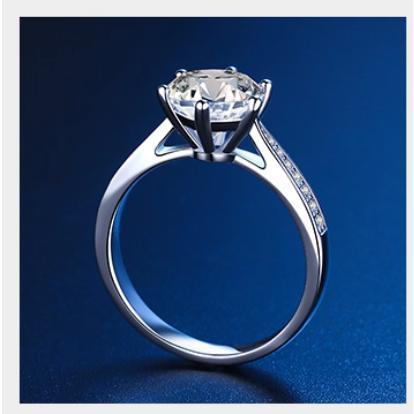 指輪 レディース 婚約指輪 安い 一粒 大粒 0.5カラット リング ダイヤモンド プラチナ  女性 結婚記念日 誕生日プレゼント ホワイトデーお返しの画像