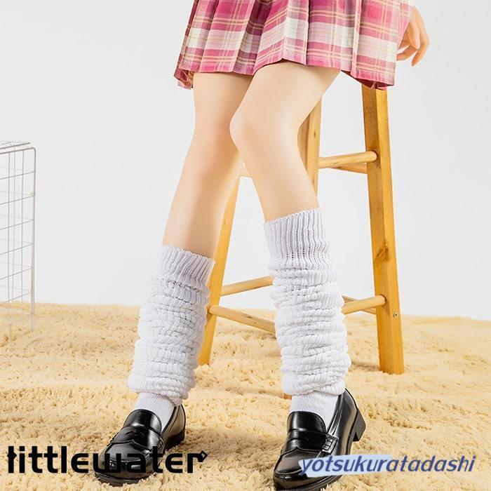 ルーズソックス キッズ カラー 80cm 子供用 靴下 レディース 白 黒