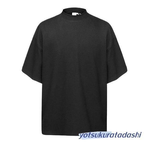 【希少】ANEWGOLFモックネックゴルフシャツ　Lサイズ　半袖　ブラック モックネック ゴルフシャツ 半袖 Tシャツ メンズ レディース 男女兼用