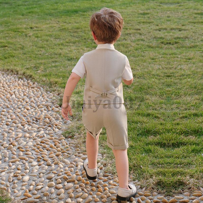 ピアノ発表会 服装 フォーマル 男の子 おしゃれ 半袖 夏 ベビーフォーマル 子供スーツセット 誕生日 入学式 結婚式 入園式 卒業式 お宮参り 記念撮影 小学生の画像