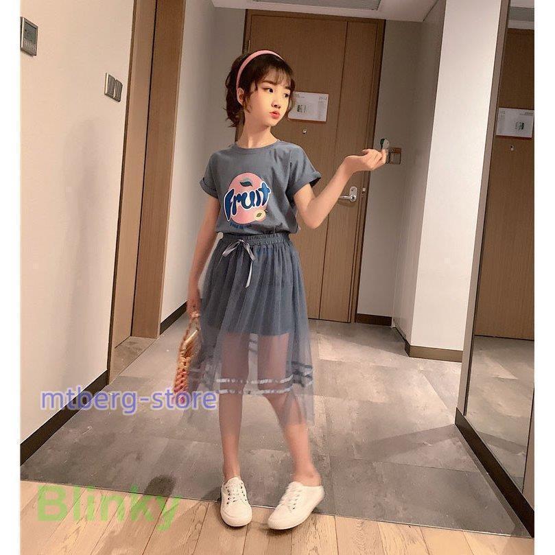 子供服 女の子 半袖 tシャツ セットアップ キッズ 夏 トップス 