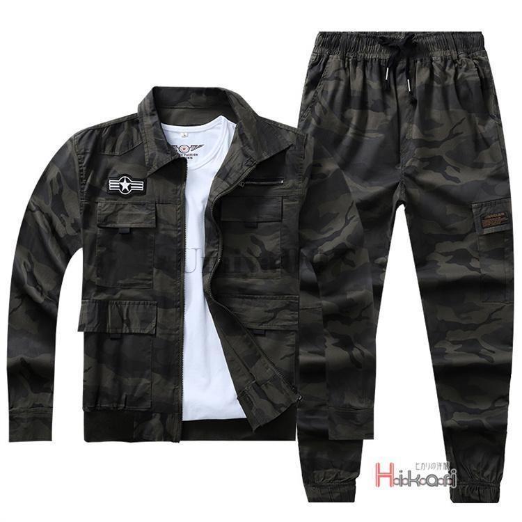 迷彩服 上下 セット ジャケット パンツ ズボン メンズ サバゲー 戦闘服