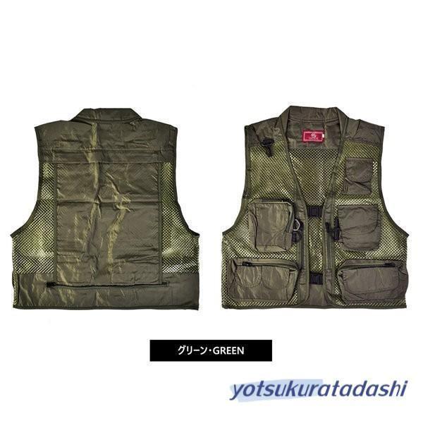 フィッシングベスト メッシュベスト メンズ フィッシングウエア