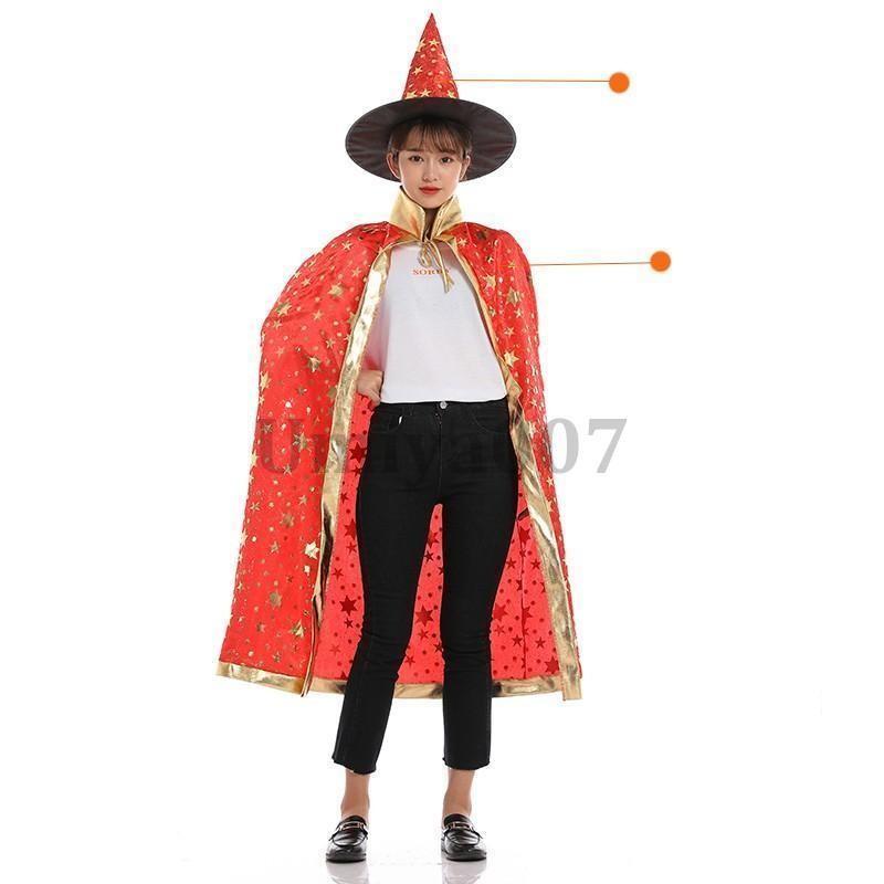 ハロウィン マント 魔女 ケープ ウィッチ レディース コスプレ