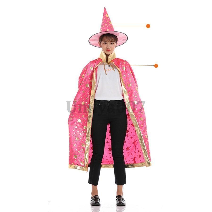 ハロウィン マント 魔女 ケープ ウィッチ レディース コスプレ