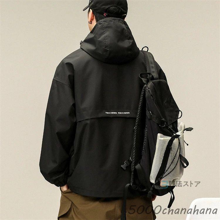 アノラックパーカー メンズ 撥水加工 アノラック マウンテンパーカー