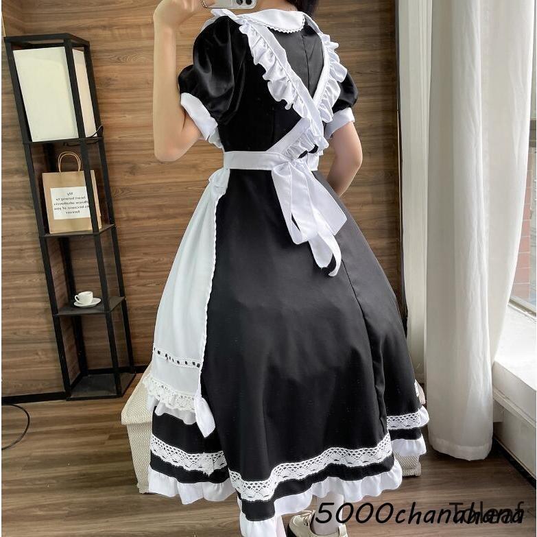 メイド服 メイドコス メイドコスプレ衣装 長袖 半袖 ロング丈 ショート