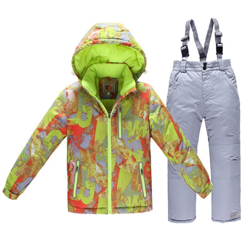 キッズ スキーウェア 子供 ジュニア スノボウエア 上下セット