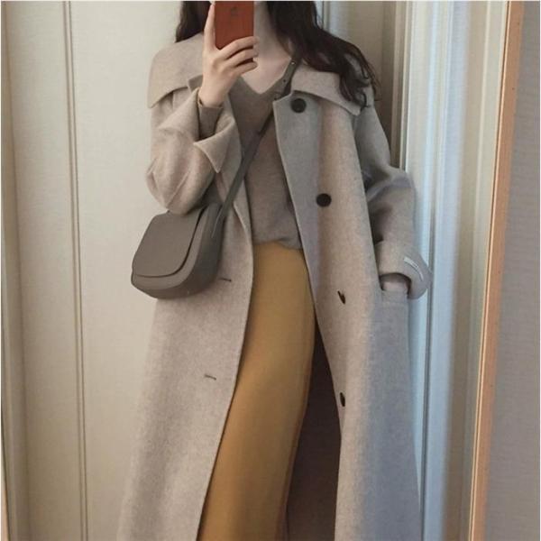 ロングコート コート ロング丈 レディース 秋 冬 40代 ラシャ トップス