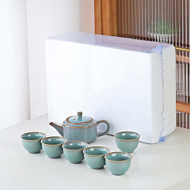 中国茶器セット 中国茶器 茶器 急須セット 湯呑み 汝窯 開運グッズ 景