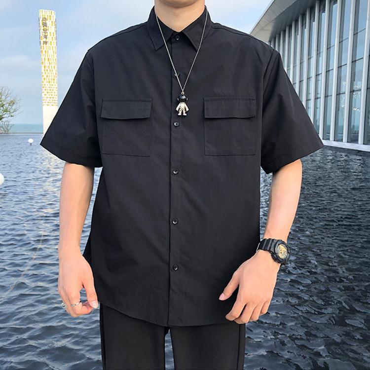 半袖オーバーサイズ シャツ メンズ tシャツ 襟シャツ 襟付き T 半袖オーバーサイズ シャツ メンズ tシャツ 襟シャツ 襟付き T