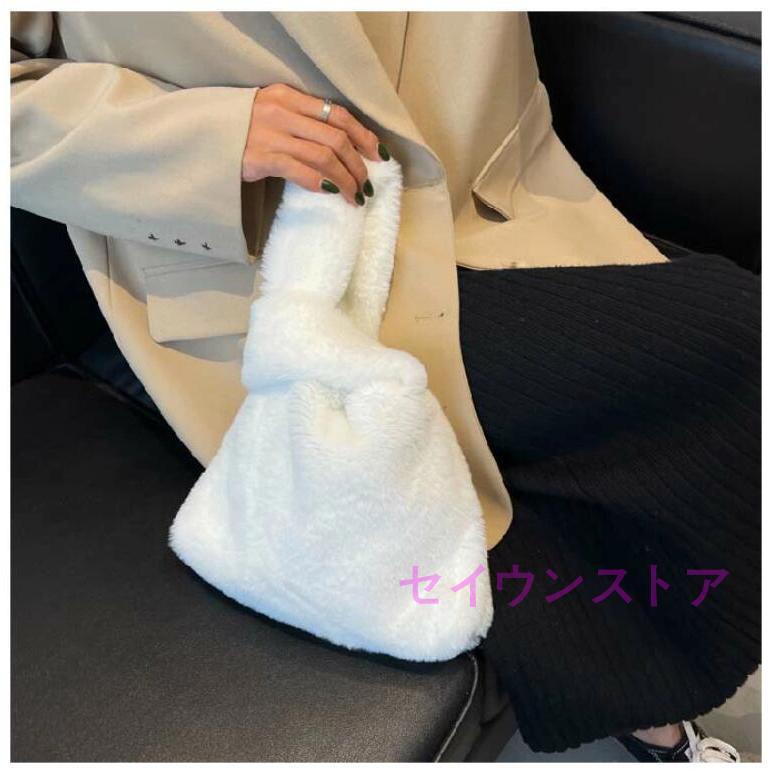 ファーバッグ レディース ミニバッグ ハンドバッグ ムートン バケツバッグ ふわふわ ボア 秋 冬 モコモコ お出かけ お洒落 可愛い 量軽 冬 | ブランド登録なし | 10