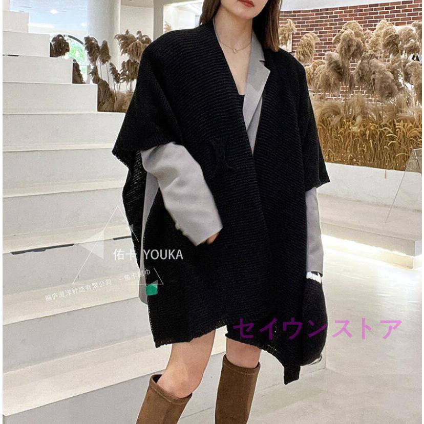 ポンチョコート ポンチョ コート レディース 大判ストール 巻物