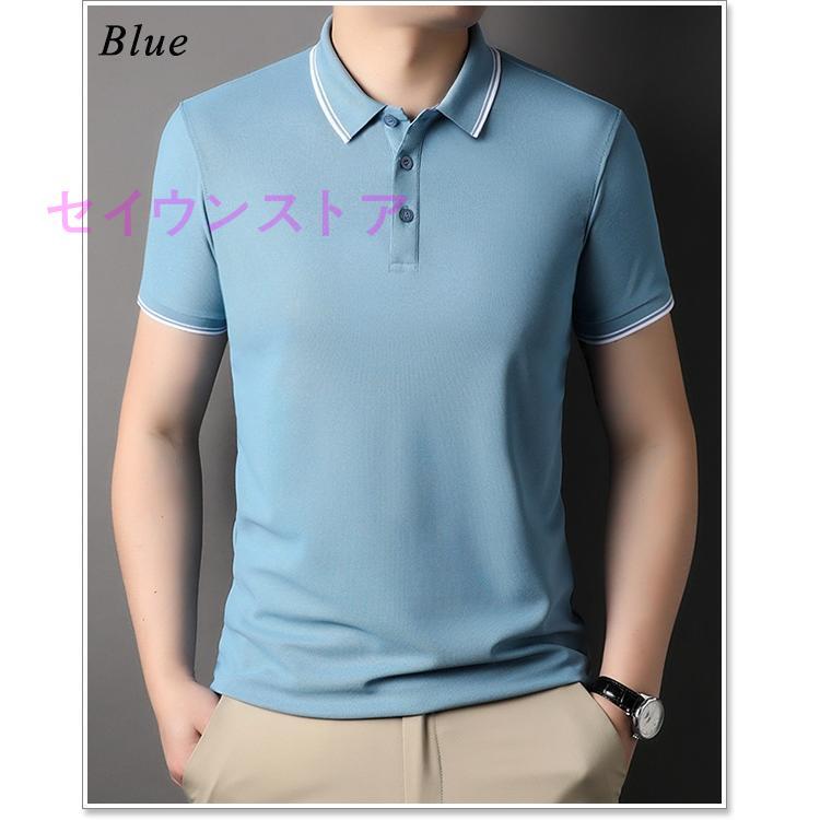 2024新品発売」 ポロシャツ メンズ 半袖春 夏 ゴルフ ブランド