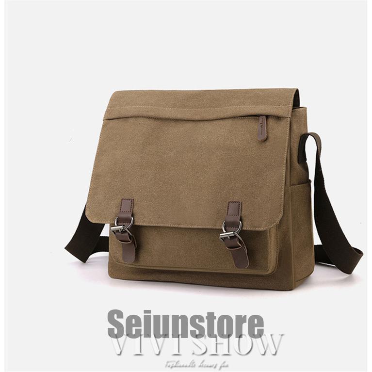 ブラウン キャンバスメッセンジャーバッグ 楽天市場】大容量 メッセンジャーバッグ ブラウン【871