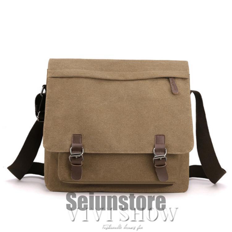ブラウン キャンバスメッセンジャーバッグ ザ・シーンズ メッセンジャーバッグ – ボディバッグ – 土屋鞄製造所