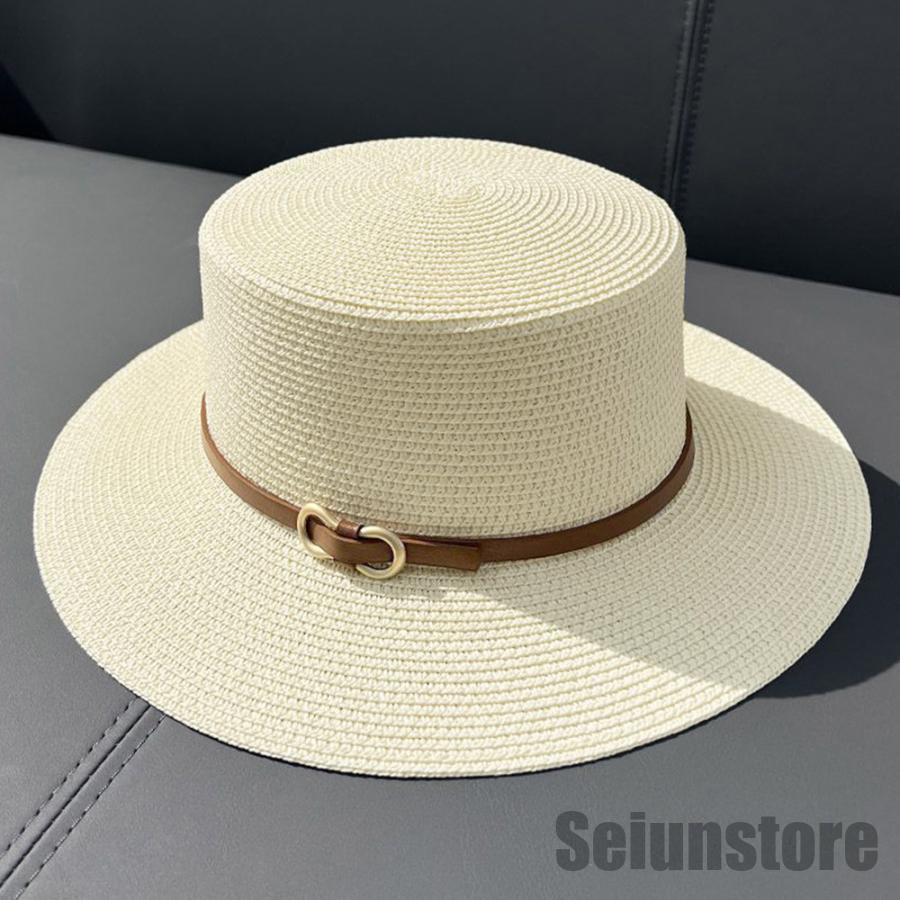 麦わら帽子 ストローハット カンカン帽子 : セイウンストア