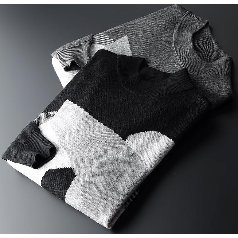 H*1様 DESE ニットセーター メンズ 品質表記なし セニットセーター メンズ ニット カジュアル黒 紳士用 長袖