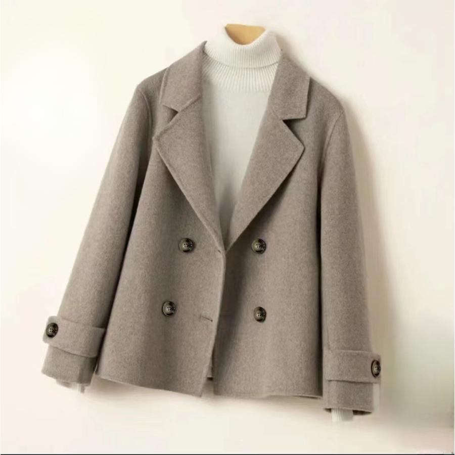 チェスターコート レディース 洋服 ウールコート ショート丈 チェスターコート レディース 洋服 ウールコート ショート丈